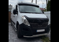 Renault Master 2011–2023 Voorruitspoiler V2 (glans zwart, 5 mm) foto 7