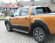 Ford Ranger 2011–2022 EuroCap deurstrips (set van 4, ABS) foto 2