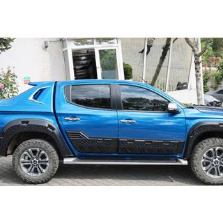 Deurstrips EuroCap (6 stuks, ABS) Mitsubishi L200 2015–2024 foto 2