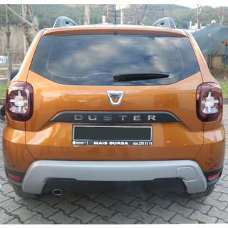 Achterbumper diffuser afdekking U-Type (ABS, grijs) foto 2