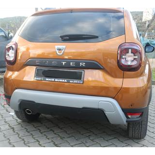 Achterbumper diffuser afdekking U-Type (ABS, grijs) foto 1