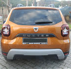 Renault Duster 2018–2024 Achterbumper diffuser afdekking U-Type (ABS, grijs) foto 1