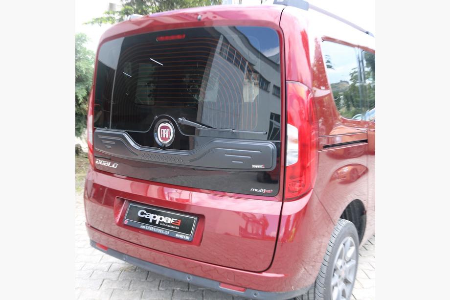 Fiat Doblo II 2010–2022 Achterklep afdeklijst (ABS) Foto 1