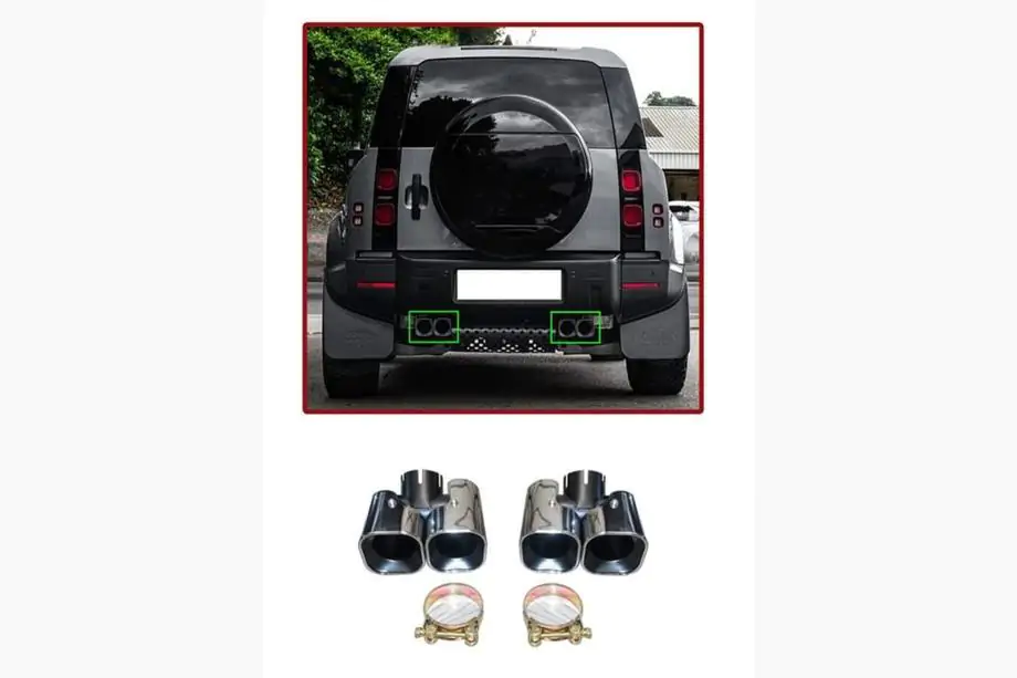 Land Rover Defender 2019– Uitlaattips (2 stuks) Image