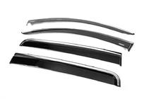 Mitsubishi L200 2015–2024 Raamwindschermen met chromen sierlijst (set van 4, Niken) foto 4
