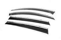 Toyota Rav 4 2013–2018 Raamwindschermen met chromen sierlijst (set van 4, Niken) foto 2