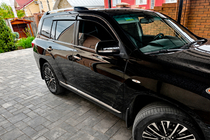 Toyota Highlander 2008–2013 Raamwindschermen met chromen sierlijst (set van 4, Niken) foto 6