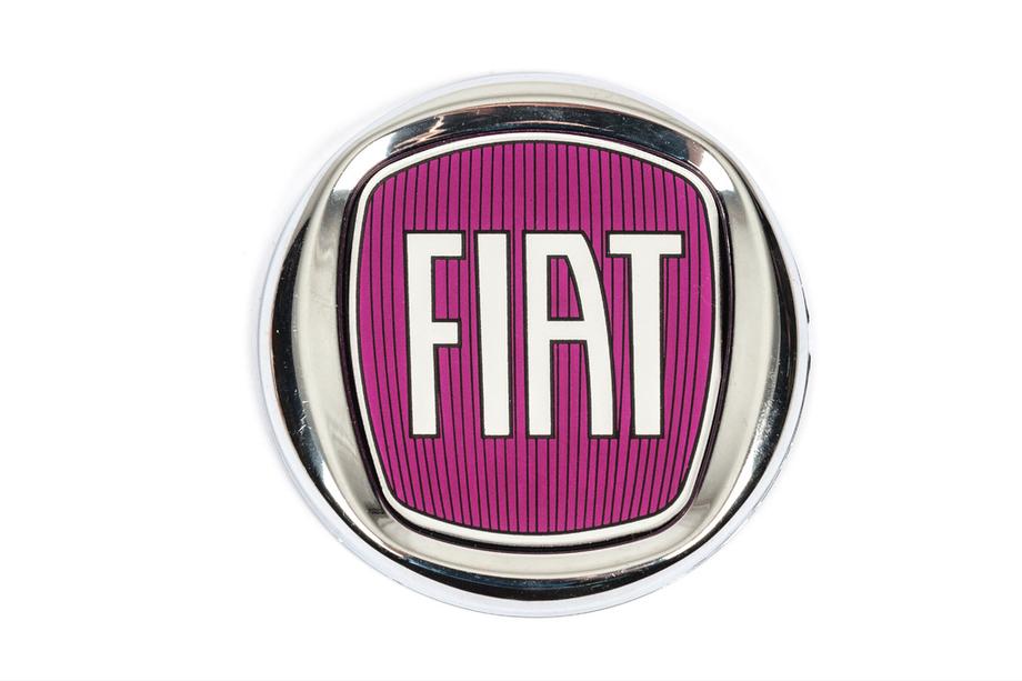 Fiat Embleem (rood V2, zelfklevend) 95 mm Image