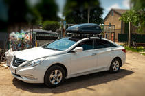 Hyundai Sonata YF 2010–2014 Dakdrager-dwarsbalken voor glad dak (2 stuks, Asaf V4) foto 8