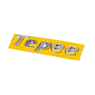 Embleem opschrift Tepee (130 mm x 25 mm) foto 1