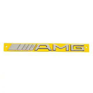 AMG embleem (20 cm, ABS, chroom) foto 2