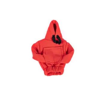 Hoodie hoes voor versnellingspook (rood, zwart koord) foto 4
