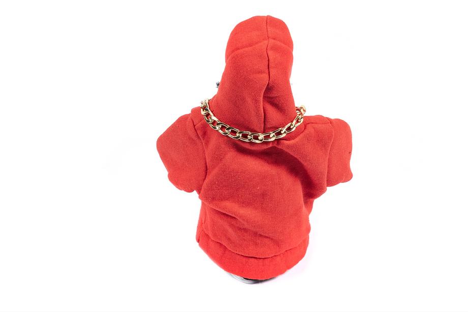 Hoodie hoes voor versnellingspook (rood, zwart koord) Foto 3
