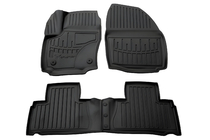 Ford S-Max 2007–2014 Stingray 3D vloermattenset (2011-2014, 4-delig, polyurethaan, clip FC2) foto 1
