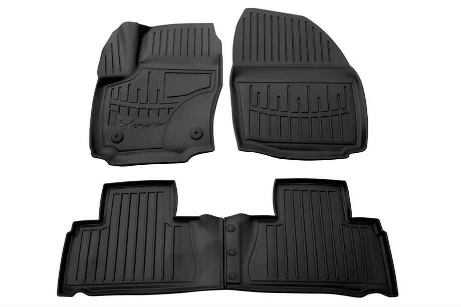 Ford S-Max 2007–2014 Stingray 3D vloermattenset (2011-2014, 4-delig, polyurethaan, clip FC2) Image