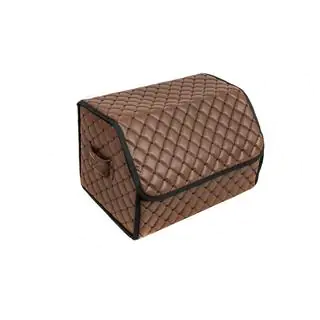 ECO kofferbak organizer tas (50x30x30, bruin) foto 1