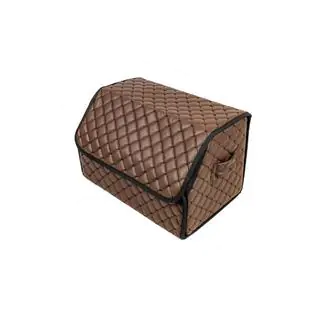 ECO kofferbak organizer tas (50x30x30, bruin) foto 4