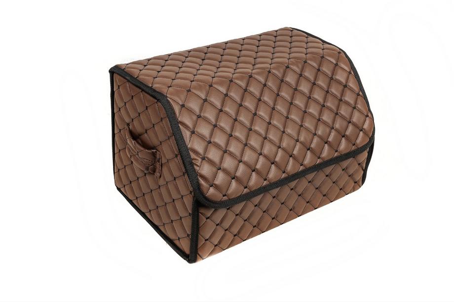 ECO kofferbak organizer tas (50x30x30, bruin) Foto 1
