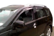 Peugeot 4007 2007–2013 Raamdeflectoren (4 stuks, HIC) foto 6