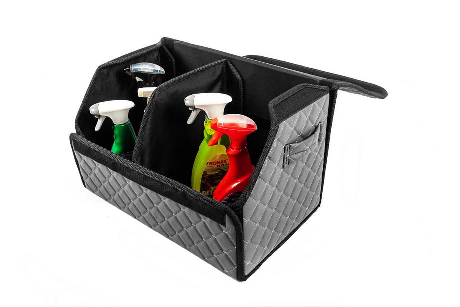 ECO kofferbak-organizertas (50x30x30, grijs) Foto 2