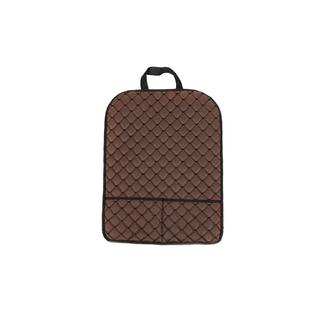 Rugleuning organizer ECO (1 st., bruin met zwart stiksel) foto 3