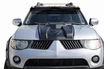 Mitsubishi L200 2006–2015 Motorkap sierlijst V2 (ABS) foto 2