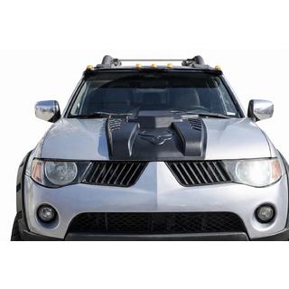 Motorkap sierlijst V2 (ABS) Mitsubishi L200 2006–2015 foto 2