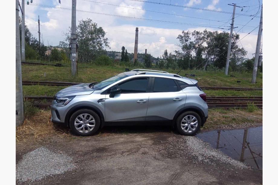 Renault Captur 2013–2019 Skyport dakrails (mat grijs) Image