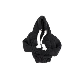 Hoodie pookhoes (zwart, wit koord) foto 3