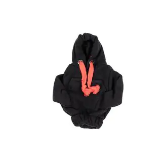 Versnellingspookhoes in hoodie-stijl (zwart, rood koord) foto 3