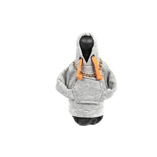 Hoodie versnellingspookhoes (grijs, oranje koord) foto 1
