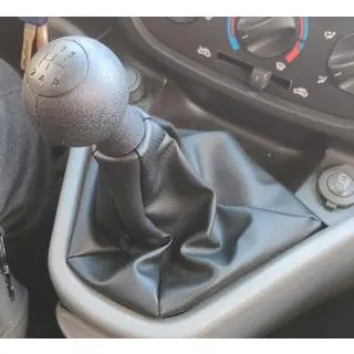 Fiat Doblo 2005-2010 versnellingspookknop en pookhoes OEM 735424356 (zwart) Fiat Doblo I 2005–2010 foto 1