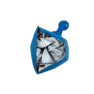 Fiat Doblo I 2001-2005 versnellingspookknop en pookhoes (OEM 735424356) (blauw) Fiat Doblo I 2001–2005 foto 4