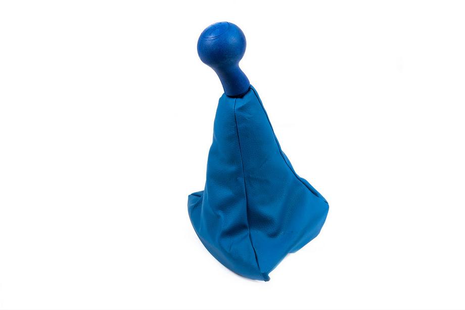 Fiat Doblo I 2001–2005 Fiat Doblo I 2001-2005 versnellingspookknop en pookhoes (OEM 735424356) (blauw) Image