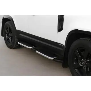 Side steps OEM Silver (voor 110/130, 2 stuks)