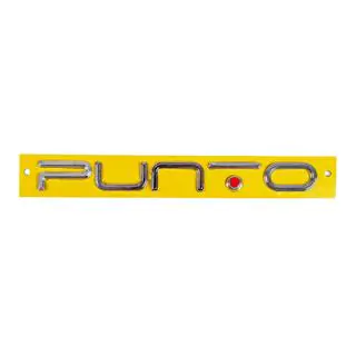 Punto letters-embleem voor EVO (rode stip, 2037a) foto 1