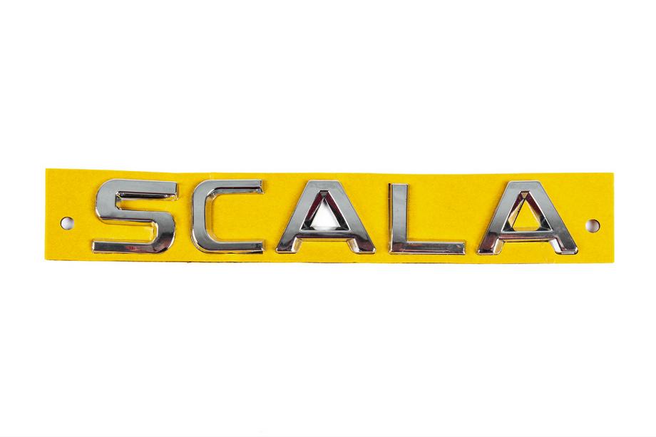Skoda Scala 2018– Scala tekst embleem Image