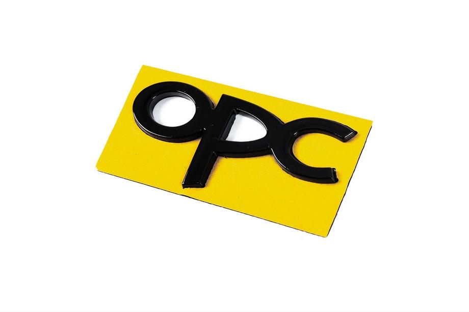 Opel OPC-embleem 36 × 85 mm (zwart) Foto 2