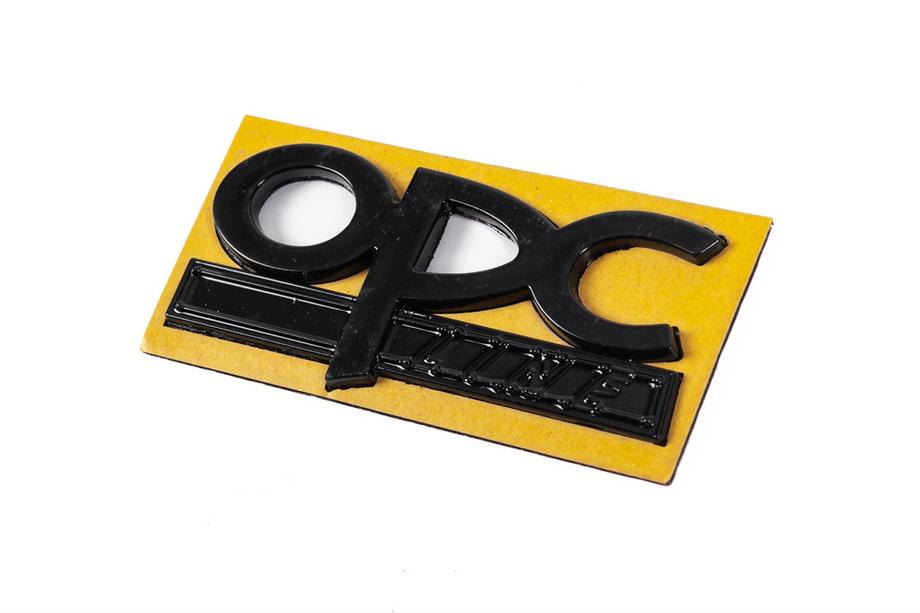 Opel OPC Line embleem 32 x 85 mm (zwart) Foto 2