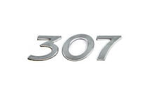 Peugeot 307 2001–2008 Embleem 307 (105 x 30 mm) foto 1