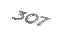 Peugeot 307 2001–2008 Embleem 307 (105 x 30 mm) foto 2