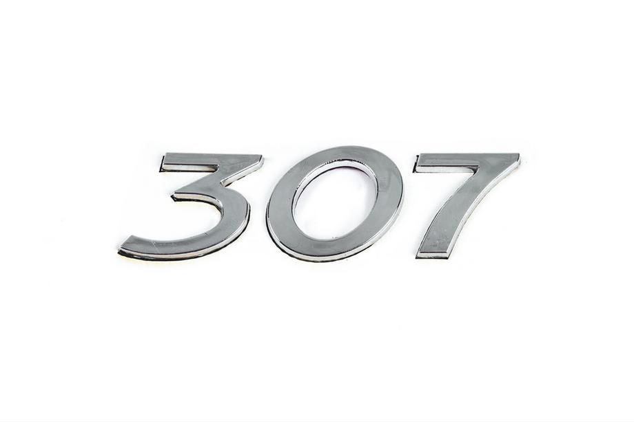 Peugeot 307 2001–2008 Embleem 307 (105 x 30 mm) Image