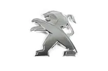 Peugeot 207 2006–2014 Voorembleem 9673874777 (87 x 85 mm) foto 1