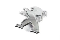 Peugeot 206 1998–2024 Achterklep embleem 9673873277 (80 x 70 mm) foto 2