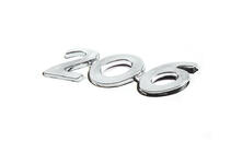 Peugeot 206 1998–2024 Opschrift 206 (90 x 25 mm) foto 2