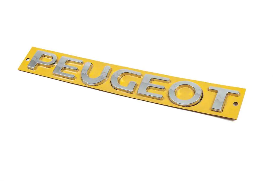 Peugeot 307 2001–2008 Peugeot opschrift 8665.C0 (223 x 25 mm) Foto 2
