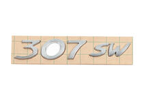Peugeot 307 2001–2008 Modelopschrift 307 SW (175 mm x 30 mm) foto 1