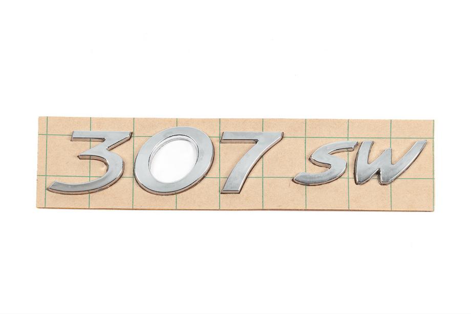 Peugeot 307 2001–2008 Modelopschrift 307 SW (175 mm x 30 mm) Image