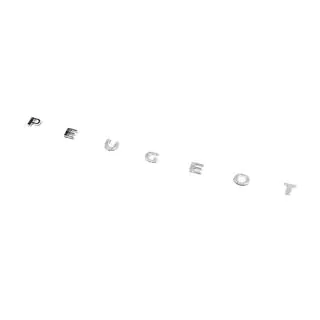 Peugeot opschrift (630 x 25 mm) foto 2