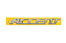 Hyundai Accent 2006–2010 Accent opschrift embleem (155 x 18 mm) foto 1